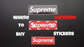 FAKE SUPREME STICKERS - YouTube