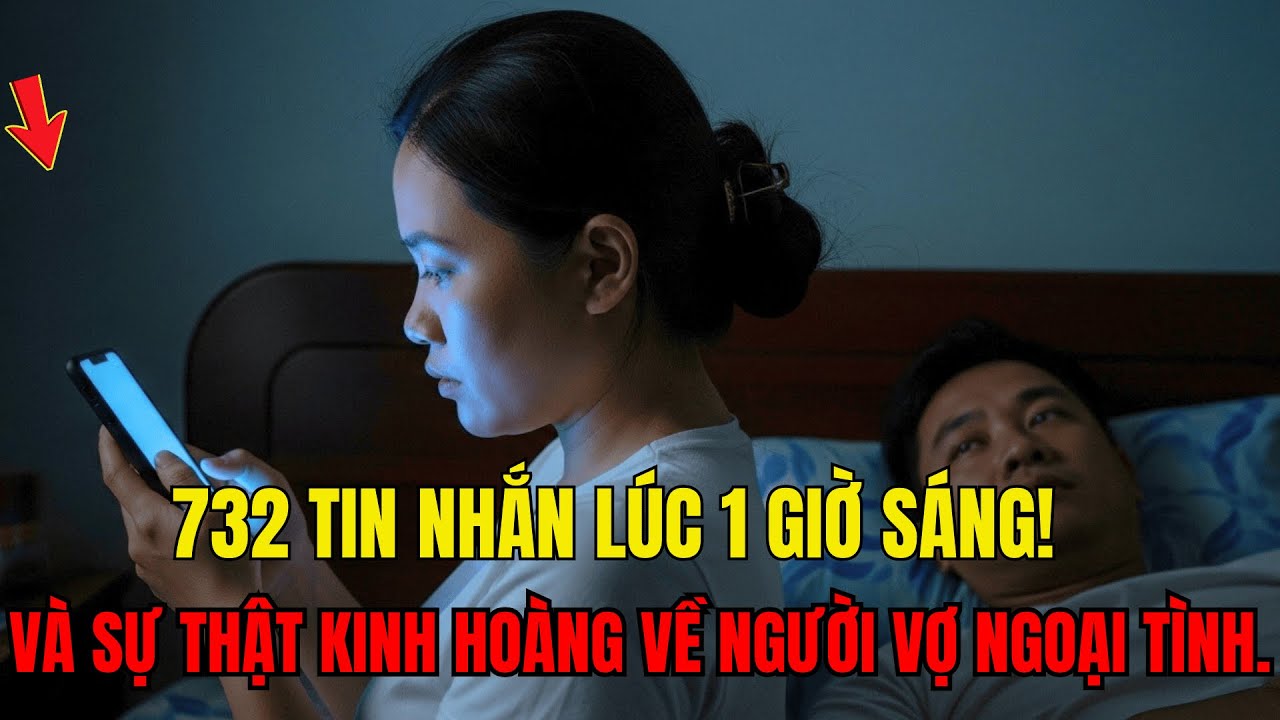 732 Tin Nhắn Lúc 1 Giờ Sáng Và Sự Thật Kinh Hoàng Về Người Vợ Ngoại Tình.