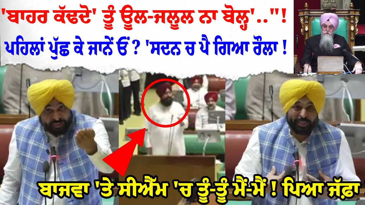 'ਬਾਹਰ ਕੱਢਦੋ' ਤੂੰ ਊਲ-ਜਲੂਲ ਨਾ ਬੋਲ੍ਹ'..