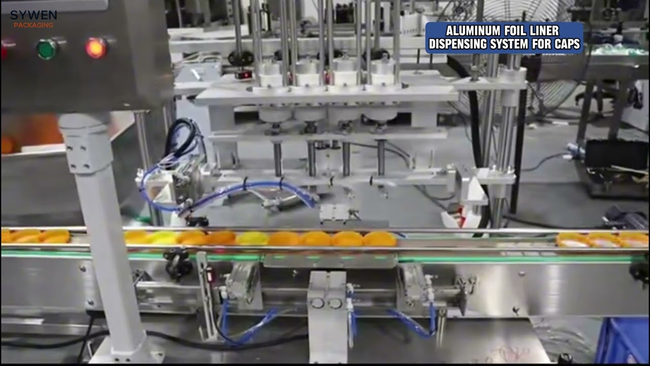 Alumina Foil Liner Dispensing System For Bottle Cap