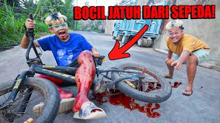 A BOY FALLS OFF A BMX BIKE AND HAS A BODY FULL OF WOUNDS!!! TAKEN TO THE HOSPITAL!