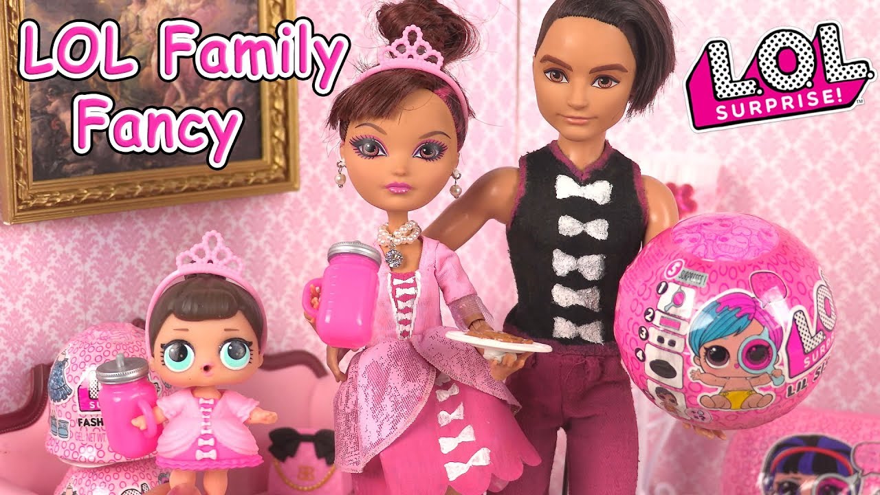 LOL Families The Fancy Family LOL Surprise Dolls - YouTube