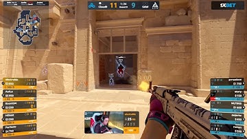 Cloud9 CRAZY A SPLIT on Anubis | Cloud9 vs. SAW - PGL CS2 Major Copenhagen 2024