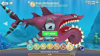 Hungry Shark World Buzz Helicoprion Android Gameplay