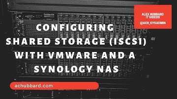 Gedeelde opslag (iSCSI) configureren met VMware en een Synology NAS