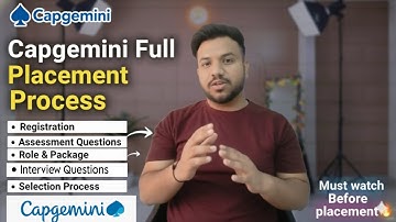 Capgemini Full Placement Process 2025- Capgemini Role and Package | Interview  Questions |MNC Hiring