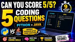 Can You Score 5/5 😈 5 Java Questions That Will Trick You! | Coding Challenge