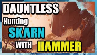 How to solo Skarn using Hammer - Dauntless