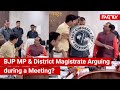 FACT CHECK Does A Viral Video Show A BJP MP A District Magistrate Arguing During A Meeting FACT CHECK Does A Viral Video Show A BJP MP A District Magistrate Arguing During A Meeting