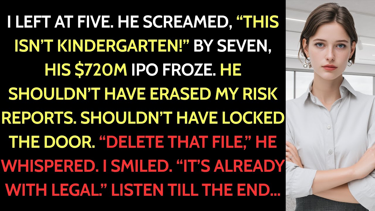 New Hot Shot Boss Yelled At Me For Leaving At 5 — By 7, His $720M IPO Froze 🚨