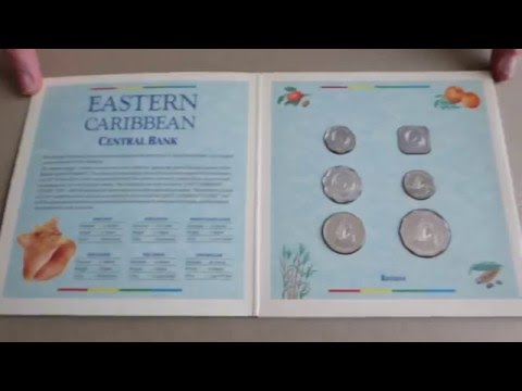 1991 East Caribbean States : Coin Set.