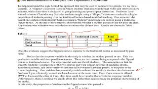 11 1A Randomization to Compare Two Population Proportions