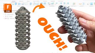 Spiky Fidget with Adjustable Pain | 9-Step Fusion Tutorial