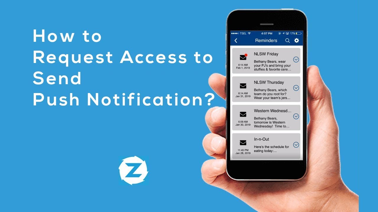 How to Request Access to Send Push Notifications - YouTube