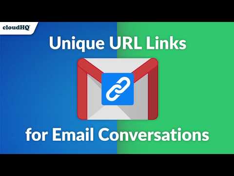 Unique URL Links for Email Conversations