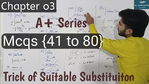 Ch 03 Mcqs 41 to 80 A+ series part 2 ptb |Suitable Substitution