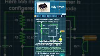 All about 555 timer - pinout - circuit daigram and configuration in Astable mode #digitaleducation