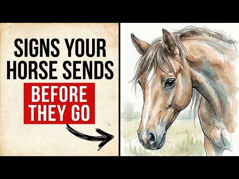 Signs Your Horse Is Saying Goodbye (And How to Be There For Them)