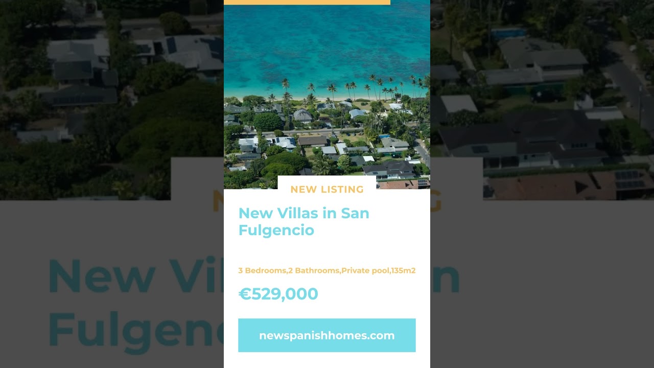 New Villas in San Fulgencio 