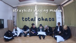 straykids playing mafia was a total chaos (with fake subs)