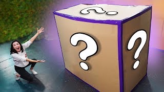 NERF *GIANT* Mystery Box Challenge!