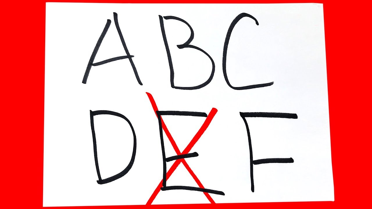 That s Why There Is No E In The Grading Scale YouTube
