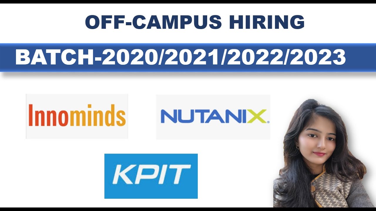 Off Campus Hiring Batch 2020 2021 2022 2023 Must Watch Youtube 2022 Sanderson Graduation Youtube