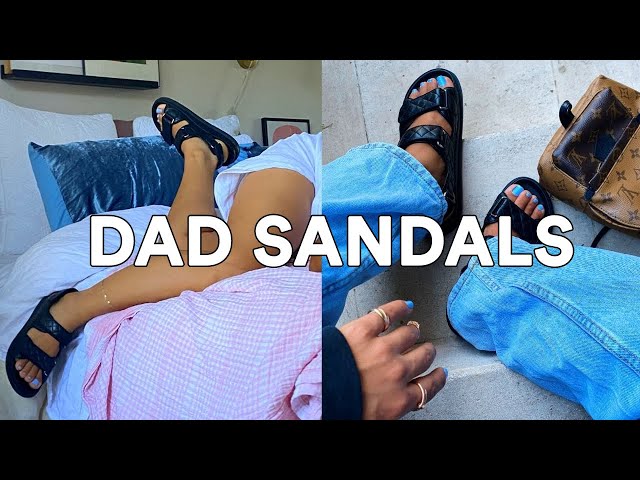 8 WAYS TO STYLE DAD SANDALS (SUMMER OUTFITS), HOW TO STYLE CHANEL DAD  SANDALS