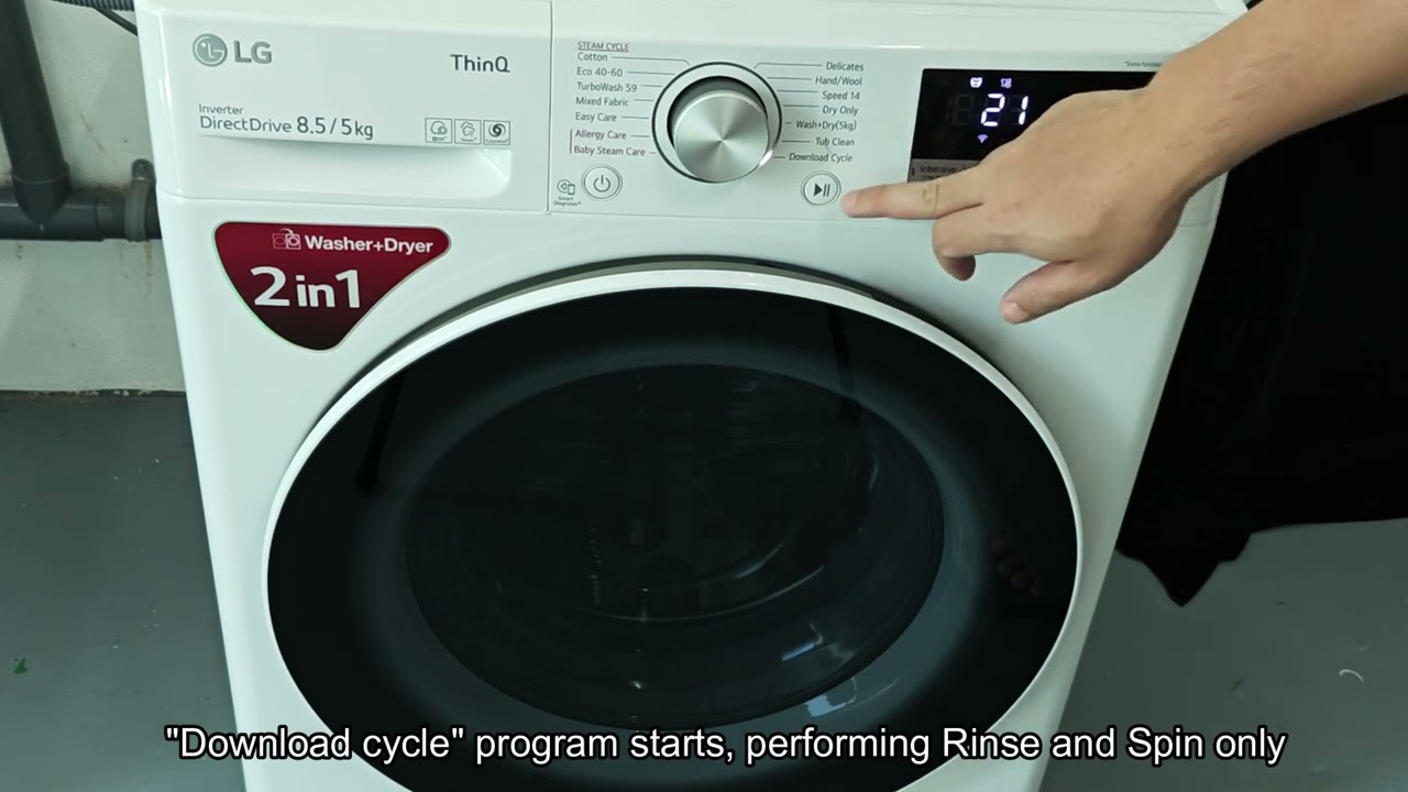 LG Washer Rinse and Spin Only