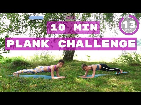 10 min PLANK CHALLENGE - outdoor WORKOUT