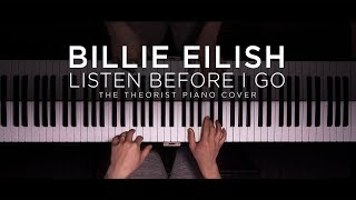Billie Eilish - listen before i go | The Theorist Piano Cover chords