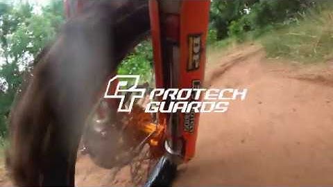 ProTech Mortocycle Fork Protectors and Guides Full Wrap Around Fork Guards.
