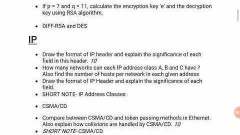 BCS -041 FUNDAMENTALS OF COMPUTER NETWORK  (Most important questions for 2019 December TEE IGNOU)