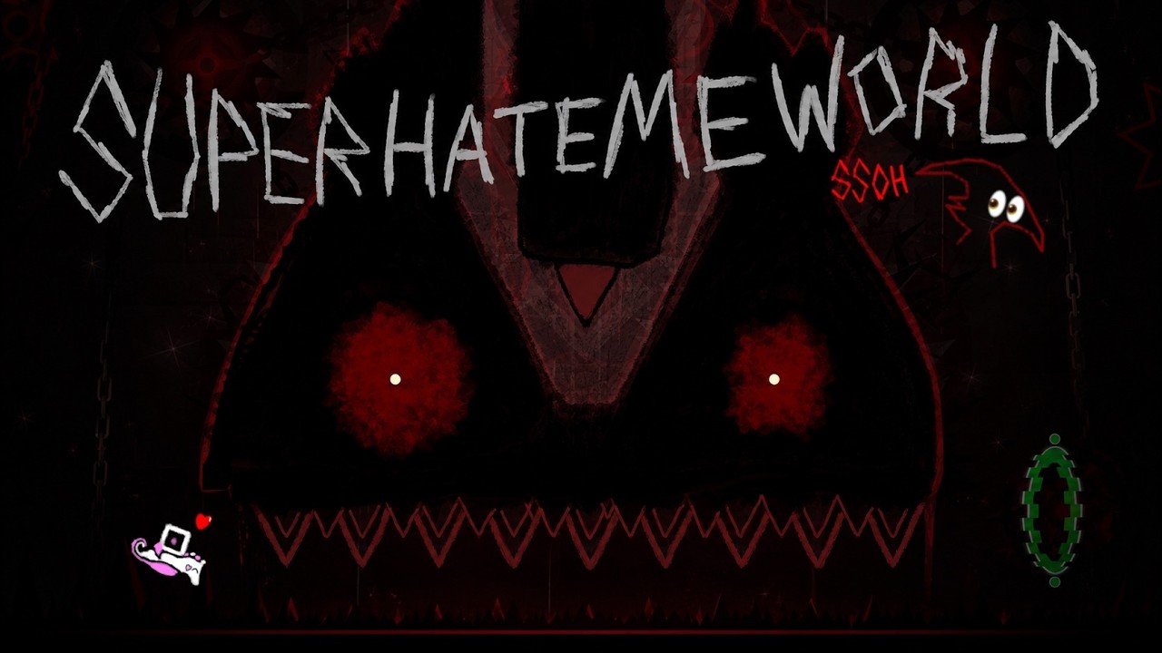 [NEW HARDEST] SUPERHATEMEWORLD 100% by IcEDCave (TOP 190) - YouTube