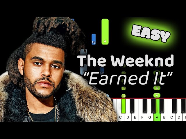 The Weeknd - Earned It Sheet music for Piano (Solo)