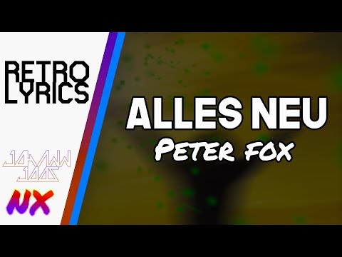 Peter Fox - Alles neu (Lyric Video)