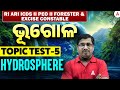 RI ARI ICDS, PEO, Forester, Excise Constable 2026 | Geography Topic Test | HYDROSPHERE