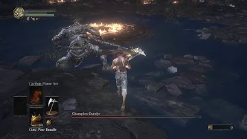 Champion Gundyr - SL1 NG+7 +0 Weapons No Sprint/Roll/Block/Parry No Aux/Infusions
