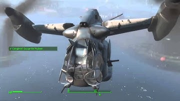 Fallout 4 blowing up the Prydwen