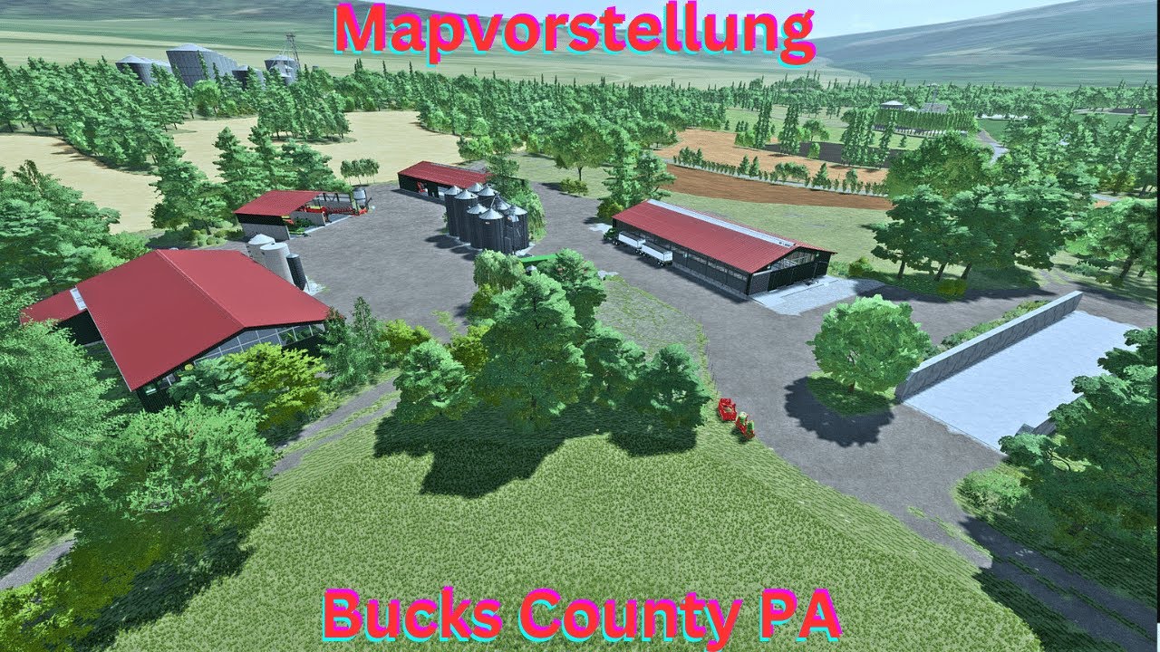 LS22 Maps-Bucks County-(by TNTmodding) LS22 Maps