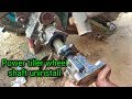 Power tiller wheel shaft uninstall & install very easy.