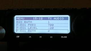 Yaesu FT-891  mic EQ settings