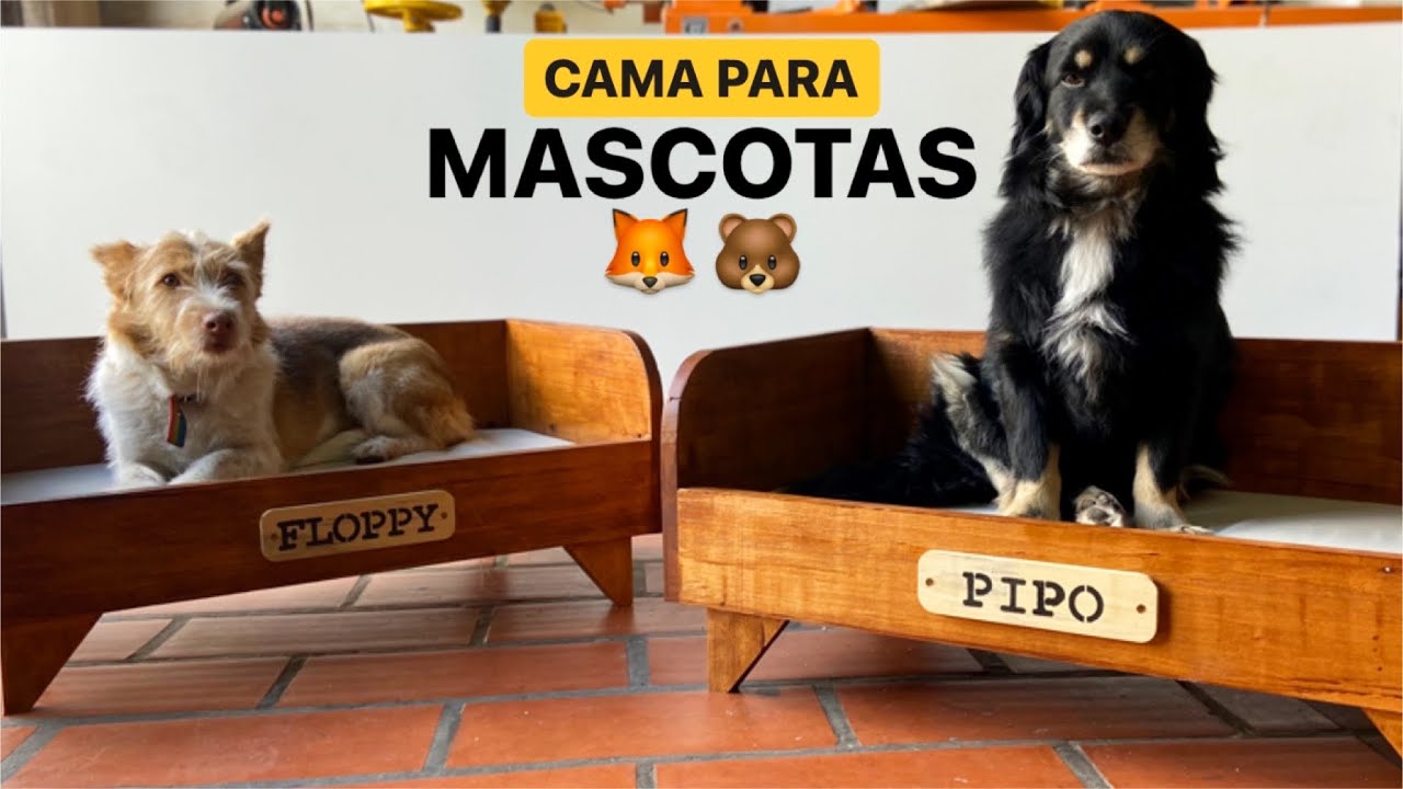 DE MADERA PARA PERROS! 🐻🦊 / MUEBLE. - YouTube