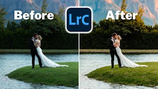 Real wedding couple shoot edit in Lightroom Classic screenshot 2