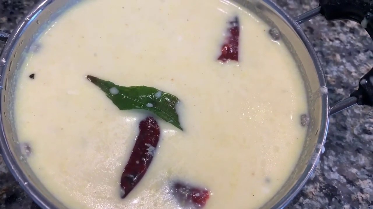 Simple Yogurt Curry Curd in Malayalam YouTube