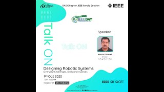 Designing Robotic Systems || IEEE RAS Kerala Chapter