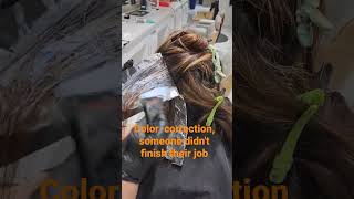 how to do color correction,  how to fix patchy color, how to fix brassy hair color