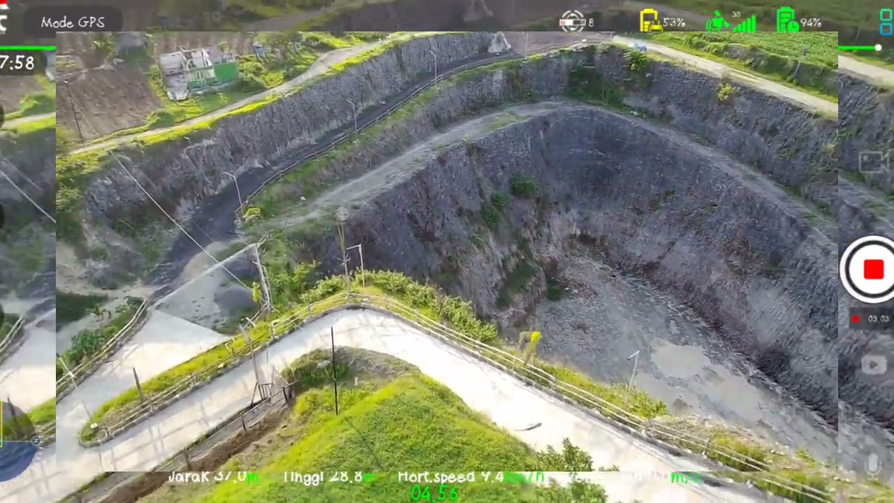 video drone f22s, wisata gunung gupit, desa gajah,Bojonegoro