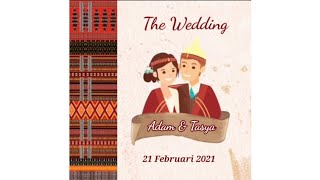 Contoh undangan digital tema adat batak (Edit di android)