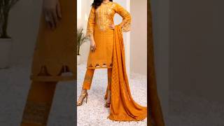 mustard yellow color dress designs for summers